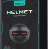Recci Helmet In-ear Bluetooth Handsfree Ακουστικά με Θήκη Φόρτισης Μαύρα