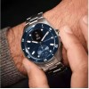 Withings Scanwatch Nova Stainless Steel 42mm Αδιάβροχο με Παλμογράφο (Dark Blue)