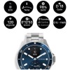 Withings Scanwatch Nova Stainless Steel 42mm Αδιάβροχο με Παλμογράφο (Dark Blue)