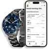 Withings Scanwatch Nova Stainless Steel 42mm Αδιάβροχο με Παλμογράφο (Dark Blue)