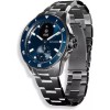 Withings Scanwatch Nova Stainless Steel 42mm Αδιάβροχο με Παλμογράφο (Dark Blue)