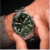 Withings Scanwatch Nova Stainless Steel 42mm Αδιάβροχο με Παλμογράφο (Dark Green)