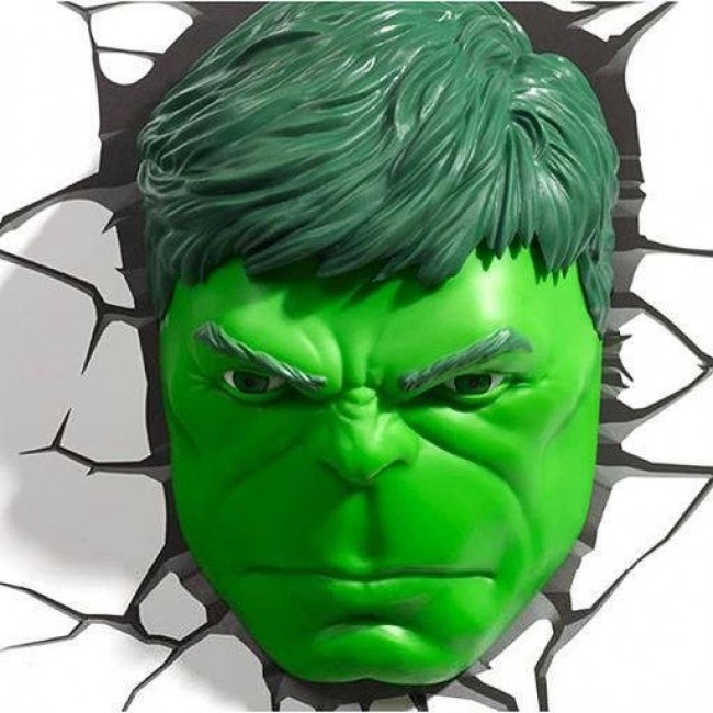 Marvel - Hulk Face 3D Led Φωτιστικό