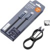 WK Braided USB 2.0 Cable USB-C male - USB-C 240W 1m Μαύρο