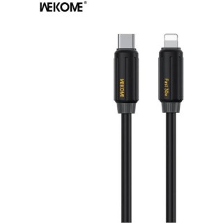 WK Wdc-29 USB-C to Lightning Cable 30W 1m Μαύρο