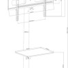 Focus Mount TS544D Βάση Τηλεόρασης Δαπέδου έως 60" και 40kg