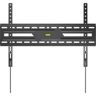 Powertech PT-1371 Βάση Τηλεόρασης Τοίχου έως 86" και 75kg Ασημί