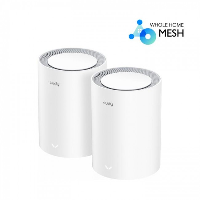 Mesh Wi-Fi6 AX3000 Cudy M3000 V2.0 White (2-Pack)