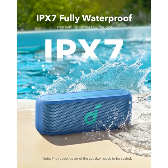 Anker Soundcore Select 2S Αδιάβροχο Ηχείο Bluetooth 20W Μπλε