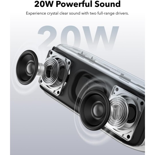 Anker Soundcore Select 2S Αδιάβροχο Ηχείο Bluetooth 20W Λευκό