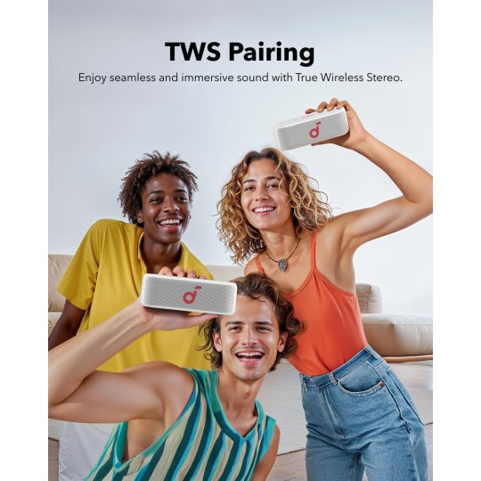 Anker Soundcore Select 2S Αδιάβροχο Ηχείο Bluetooth 20W Λευκό