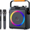 JYX Σύστημα Karaoke JYX-T19-T με Ασύρματα Μικρόφωνα σε Μαύρο Χρώμα