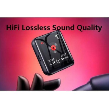 Ruizu M4 MP3 Player (16GB) με TFT Οθόνη Αφής 1.8" Μαύρο