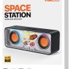 Recci RSK-W38 Space Station Ασύρματο Φορητό Ηχείο Bluetooth με RGB Φωτισμό Black