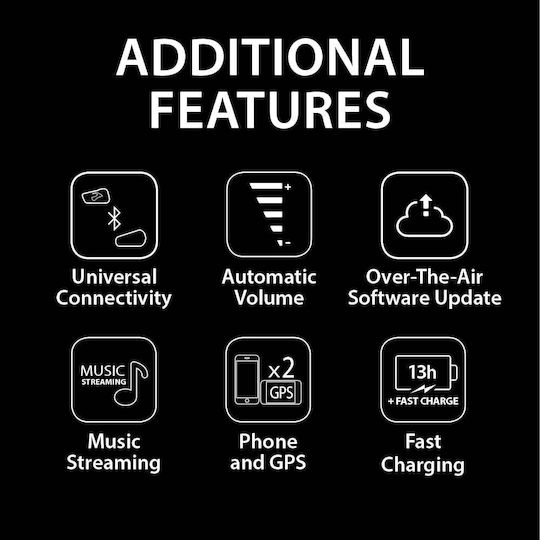 Cardo Freecom 4X Ενδοεπικοινωνία Μονή για Κράνος Μηχανής με Bluetooth