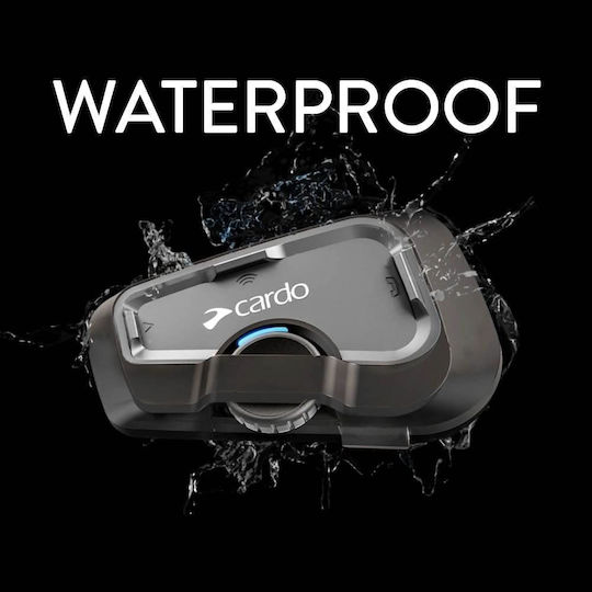 Cardo Freecom 4X Ενδοεπικοινωνία Μονή για Κράνος Μηχανής με Bluetooth