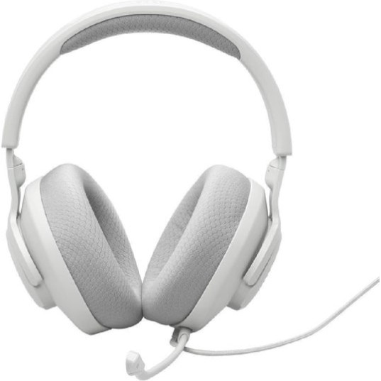 JBL Quantum 100M2 Over Ear Gaming Headset with Connection 3.5mm White