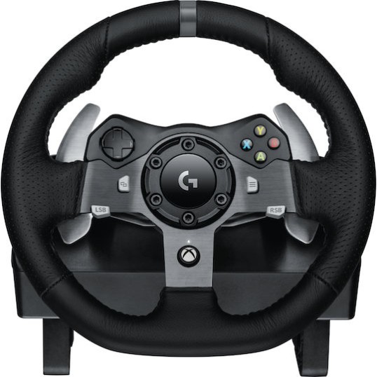 Logitech G920 Driving Force Τιμονιέρα με Πετάλια για XBOX One / PC με 900° Περιστροφής