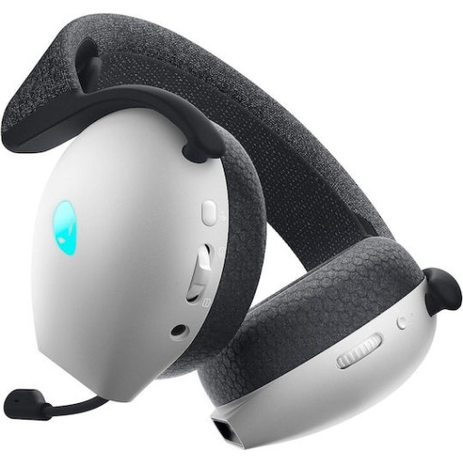 Alienware Dual Mode Ασύρματο Over Ear Gaming Headset AW720H (Lunar Light)