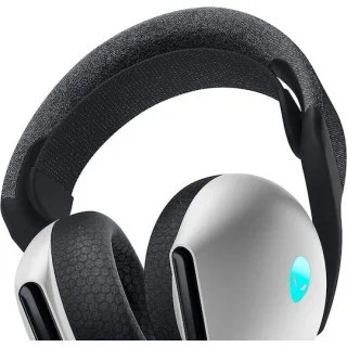 Alienware Dual Mode Ασύρματο Over Ear Gaming Headset AW720H (Lunar Light)