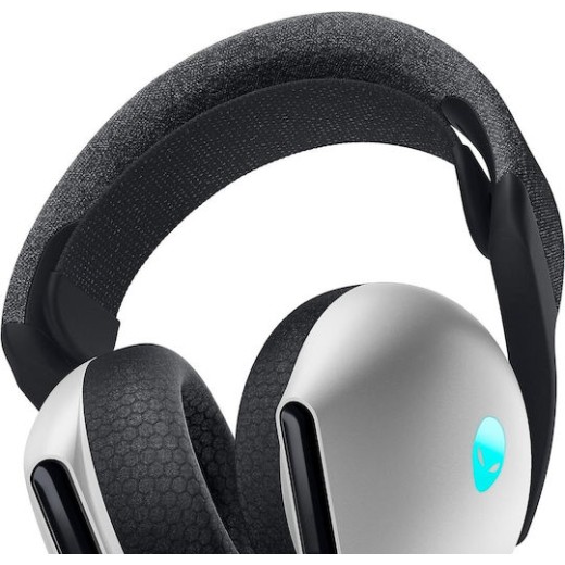 Alienware Dual Mode Ασύρματο Over Ear Gaming Headset AW720H (Lunar Light)