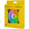 Powertech PT-1284 Case Fan 120mm με RGB Φωτισμό και Σύνδεση 3-Pin / 4-Pin Molex