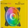 Powertech PT-1284 Case Fan 120mm με RGB Φωτισμό και Σύνδεση 3-Pin / 4-Pin Molex