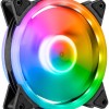 Powertech PT-1284 Case Fan 120mm με RGB Φωτισμό και Σύνδεση 3-Pin / 4-Pin Molex