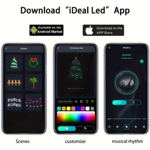 Powertech Smart Ταινία LED USB 5V RGB Φως 10m με Τροφοδοτικό & Τηλεχειριστήριο