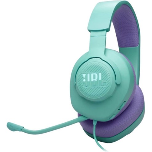 JBL Quantum 100M2 Over-Ear Wired Gaming Headset (Cyan)