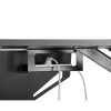 Brateck Γραφείο Gaming GMD04-1S Glory Ξύλινο Μαύρο 120x60x75εκ.