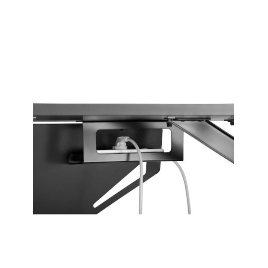 Brateck Γραφείο Gaming GMD04-1S Glory Ξύλινο Μαύρο 120x60x75εκ.