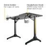 Brateck Γραφείο Gaming GMD03-2 Ξύλινο Μαύρο 120x60x75εκ.