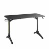 Brateck Γραφείο Gaming GMD03-2 Ξύλινο Μαύρο 120x60x75εκ.