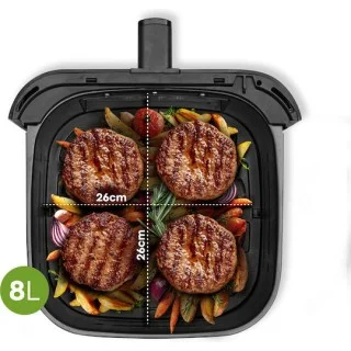 Izzy IZ-8229 Air Fryer με Wi-Fi 8lt Ασημί