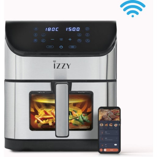 Izzy IZ-8229 Air Fryer με Wi-Fi 8lt Ασημί Izzy IZ-8229 Air Fryer με Wi-Fi 8lt Ασημί