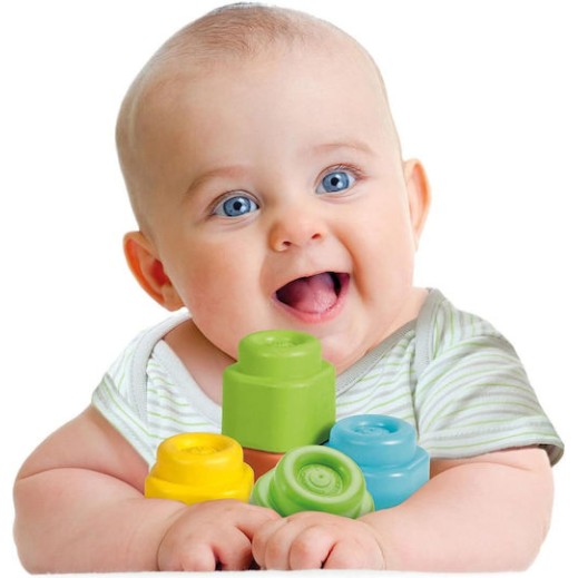 Clementoni Τουβλάκια για 6+ Μηνών 10τμχ