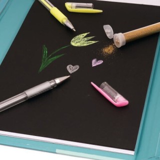 HappiHobbi Art Journal Fluo Στυλό Για 9+ Χρονών (1038-11040)