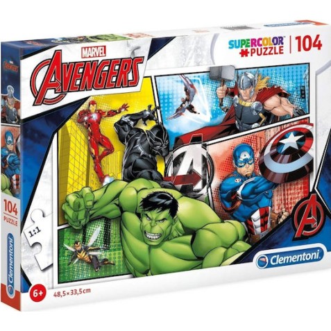 Clementoni Παιδικό Παζλ Super Color The Avengers 104 τμχ Clementoni Παιδικό Παζλ Super Color The Avengers 104 τμχ