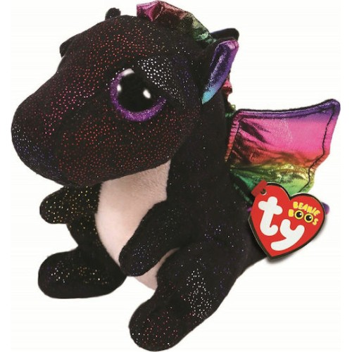 TY Λούτρινο Beanie Boos Anora Black Dragon Med για 3+ Ετών 23 εκ.