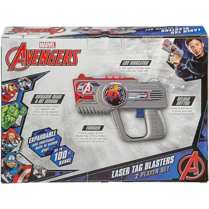 eKids Avengers Σετ 2 Laser Tag Blasters (AV-174) (Ασημί)