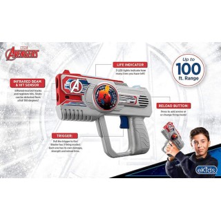 eKids Avengers Σετ 2 Laser Tag Blasters (AV-174) (Ασημί)