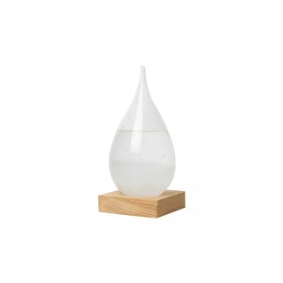 Source Storm Glass Teardrop Συσκευή Καιρού Μορφή Σταγόνας Διακοσμητική Βάση
