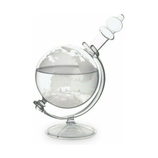 Storm Glass Globe Διακοσμητικό Βαρόμετρο σε Σχήμα Υδρογείου