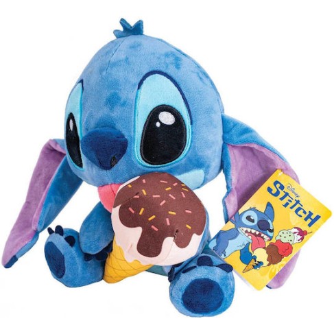 Disney Λούτρινο Stitch με Παγωτό 25εκ
