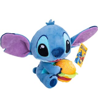 Disney Λούτρινο Stitch με Burger 25εκ.