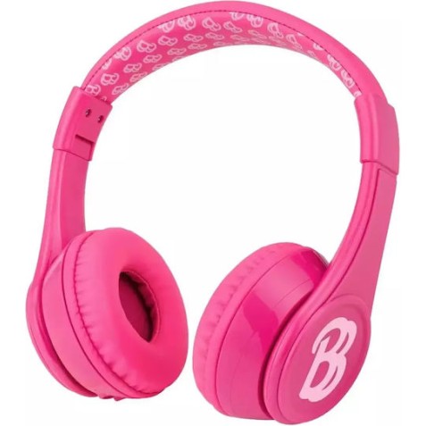 eKids Barbie Ασύρματα Bluetooth Παιδικά On Ear Ακουστικά Ροζ