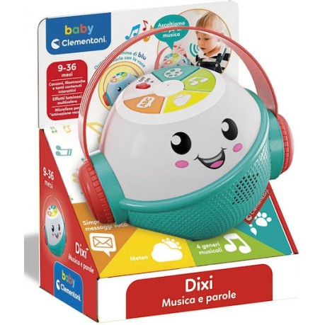 AS Baby Clementoni Play For Future Βρεφικό Παιχνίδι Dixi Η Έξυπνη Βοηθός με Μουσική και Ήχους για 9+ Μηνών