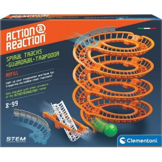AS Clementoni Action Reaction Spirals Εκπαιδευτικό Παιχνίδι Μηχανικής Μαθαίνω & Δημιουργώ για 8+ Ετών