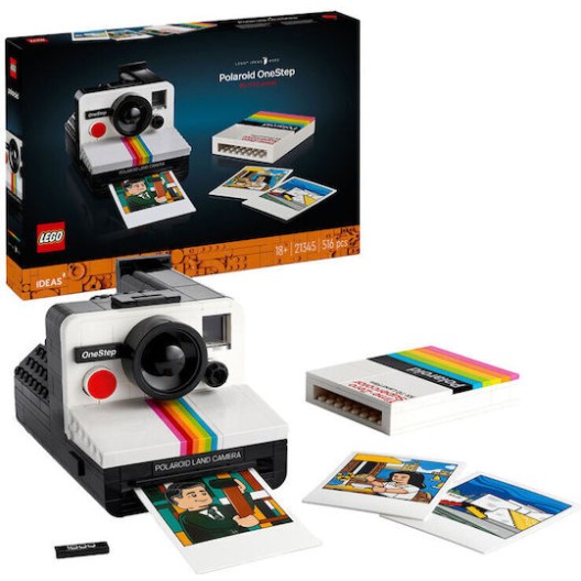 Lego Ideas Polaroid OneStep SX-70 Camera για 18+ Ετών 516τμχ 21345